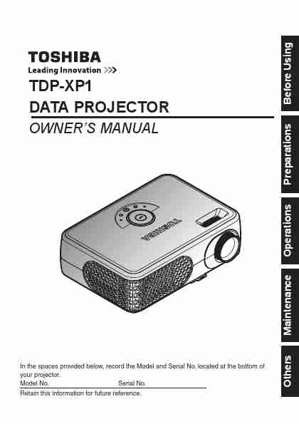 Toshiba Projector TDP-XP1-page_pdf
